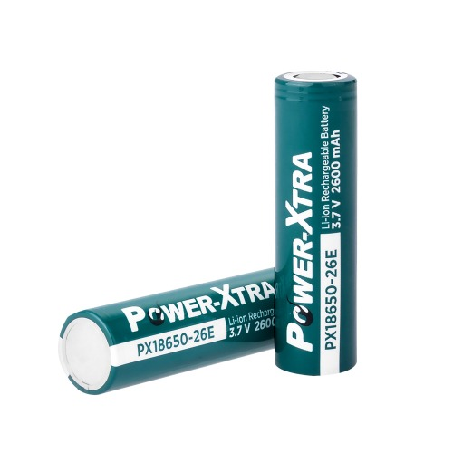 
					Акумулятор Li-ion Power-Xtra 18650 2600mAh 3.7V, Green
