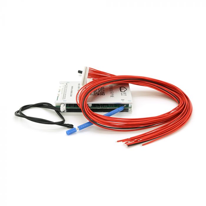 
					BMS плата JK-BD4A17S4P для Li-Ion(4.2V)/LiFePo4(3.65V)/LTO(2.8V)8S-17S(24V-63V), 40A, симетрія з Bluetooth