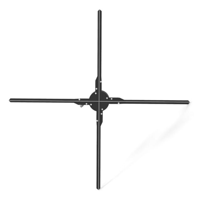 
					Світлодіодний голографічний проектор-голограма Merlion Z5, 24V/96W, 1024*1024dpi, угол обзора176°, LED: 4*256, 100*100cm
