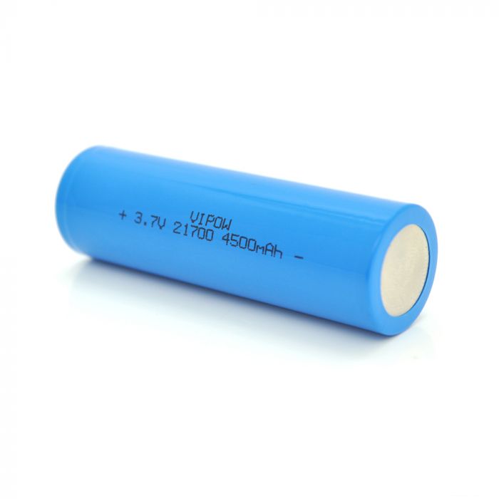 
					Акумулятор 21700 Li-Ion Vipow ICR21700 FlatTop, 4500mAh, 3.7V, Blue Q50/500