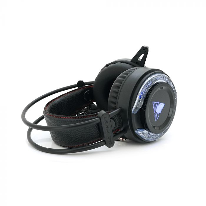 
					Навушники провідні з підсвічуванням Jedel GH-232, з мікрофоном, Black, Box