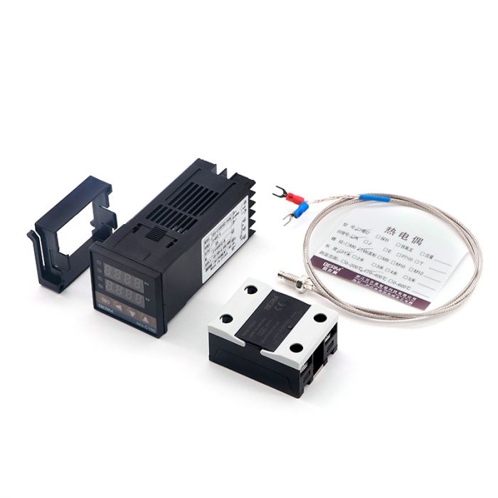 
					Контролер температури + твердотільне реле REX-C100FK07-V*AN+BRM-25DA+M6