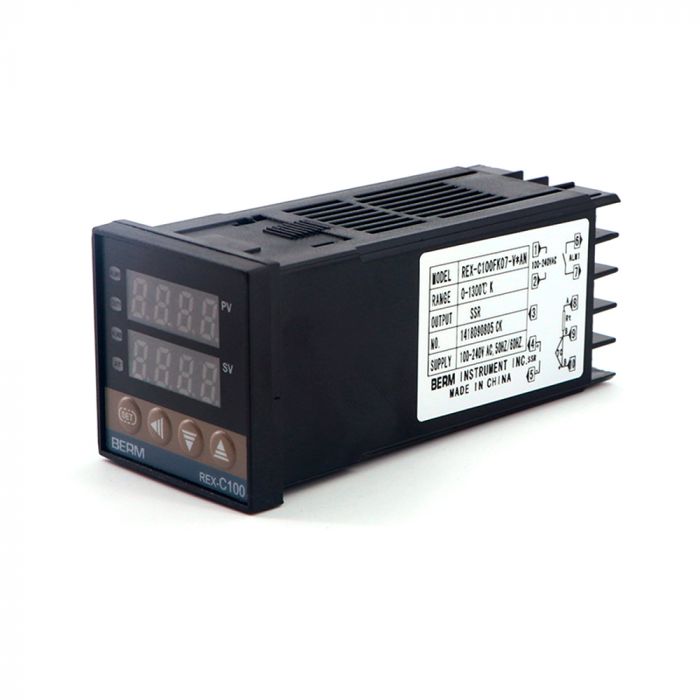 
					Контролер температури + твердотільне реле REX-C100FK07-V*AN+BRM-25DA+M6