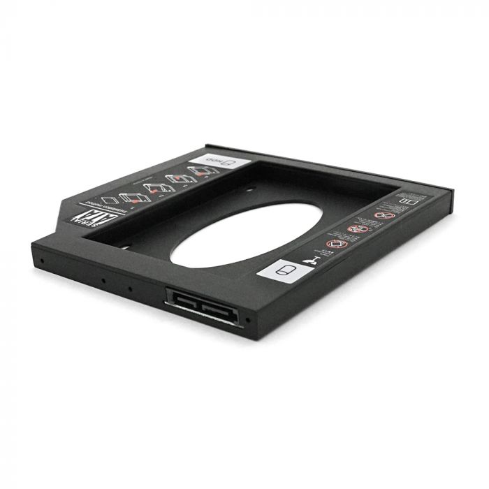
					Адаптер підключення HDD 2.5 '' 9.5 mm в відсік приводу ноутбука SATA / mSATA (HDC-25), корпус plastic, Blister,Q100