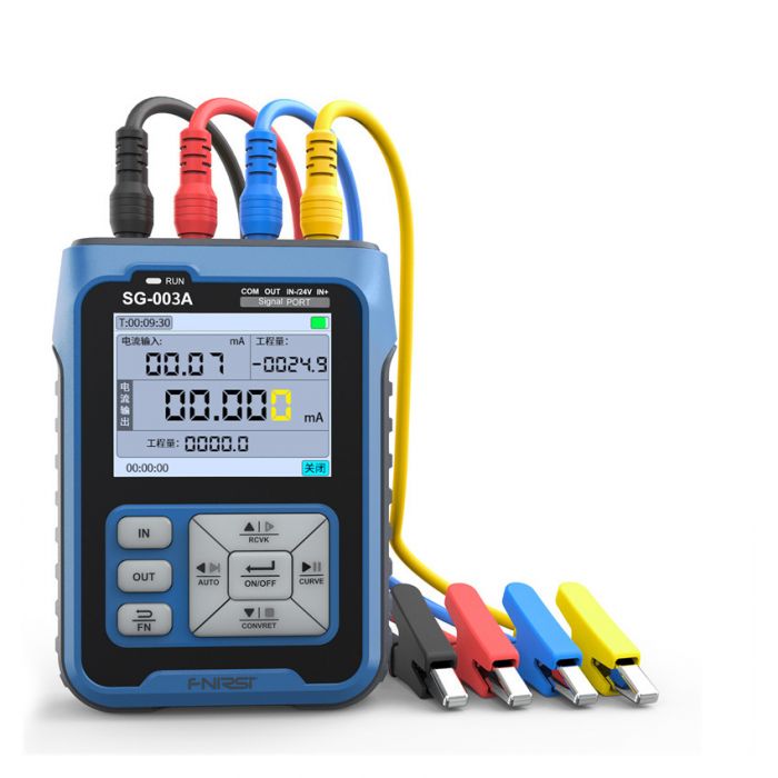 
					Генератор сигналу FNIRSI SG-003A, калібратор датчиків, 0-30В, 0-24мА, Box