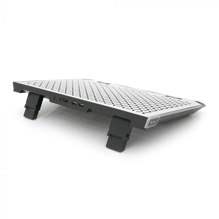 
					Підставка під ноутбук IceCoorel A17, 10-15.6", 6 * 80mm 1800±10% RPM, корпус пластик + алюміній, 2xUSB 2.0, 366x256x23mm, RGB, Box, Q20