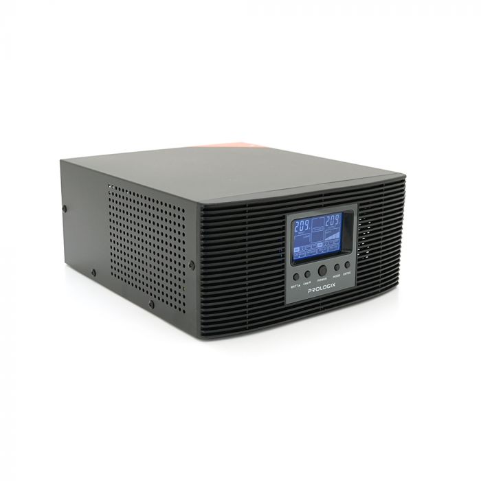 
					ДБЖ Prologix ВА1200-12 (1000Вт), під зовнішній АКБ 12V(LiFePo4/GEL/AGM), струм заряду 10/20A