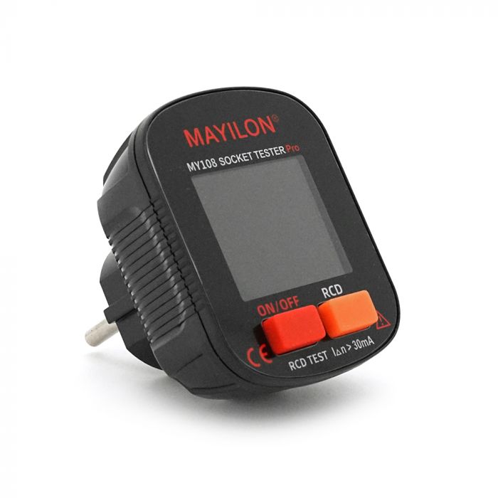 
					Тестер розеток Mayilon MY-108Pro, AC: 90-250V