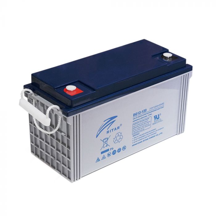 
					Акумуляторна батарея GEL RITAR DG12-120, Gray Case, 12V 120.0Ah (407 х 177 х 225) Q1/36