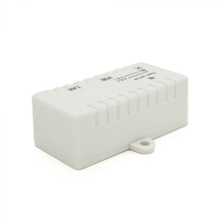
					POE інжектор IEEE 802.3af PoE з портом Ethernet 10/100 Мбіт/с, White