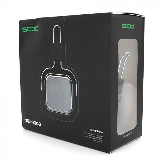 
					Бездротові навушники Bluetooth SODO SD-1003, Gray, Box