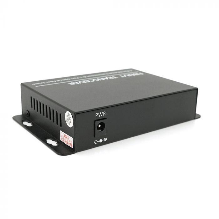 
					4х портовий медіаконвертор ONV-0110S-SCX-S4-A, 4*100М RJ45 + 1*SC порт (1310/1550nm, 20km)