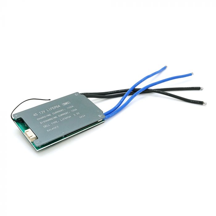 
					BMS плата Leiba LiFePo4 12V 4S 100A, алюмінієвий радіатор