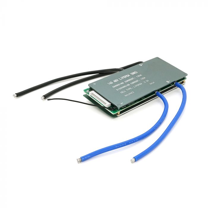 
					BMS плата Leiba LiFePo4 48V 16S 120A, алюмінієвий радіатор