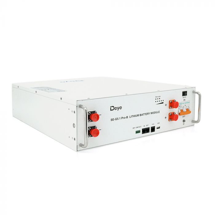 
					Акумуляторна батарея Deye 51,2V 100AH SE-G5.1 Pro-B LiFePO4