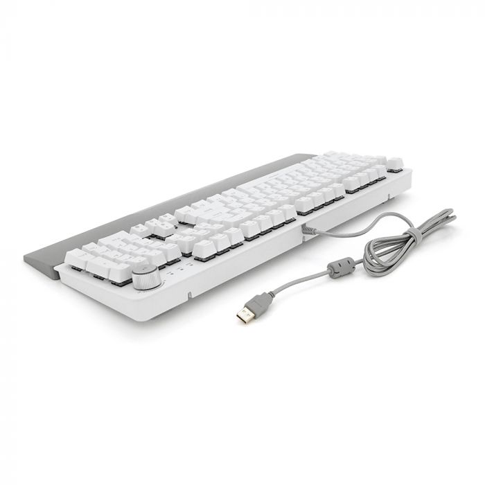 
					Клавіатура USB Fantech MK853V2 SPACE EDITION, довжина кабелю 135см, (Eng/Укр/Рус), White, 104к, Q10