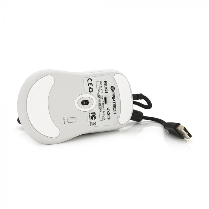 
					Ігрова миша дротова HELIOSUX3V2, 6 кнопок, 200-4800 DPI, Led Lighting RGB, 1,8 м, Win7 / 8/10 Mac OS, White, COLOR BOX (138*56*192) 0.23 кг