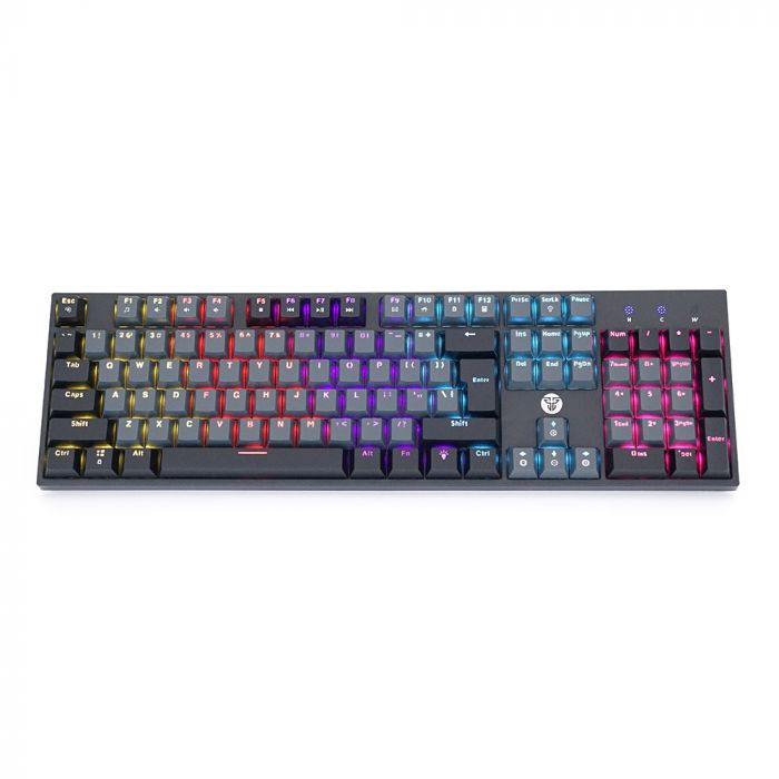 
					Клавіатура USB Fantech ATOM MK886, (Eng/Укр/Рус), Grey (red switch), 104к, Q10
