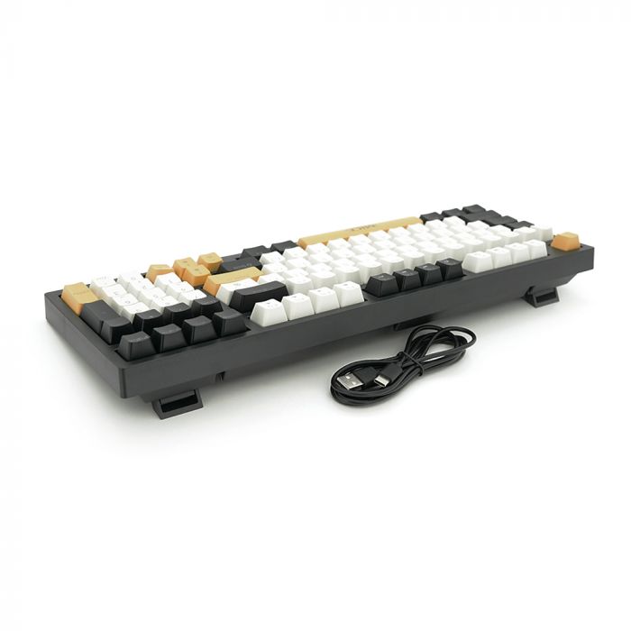
					Клавіатура iMICE GK500 USB Wired (TYPE-C), довжина кабелю 100см, (Eng), White-Black, 94к