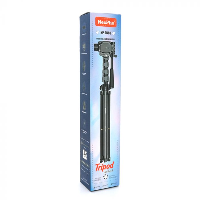 
					Штатив Nee Pho NP-2588, висота 52-180 см, Box