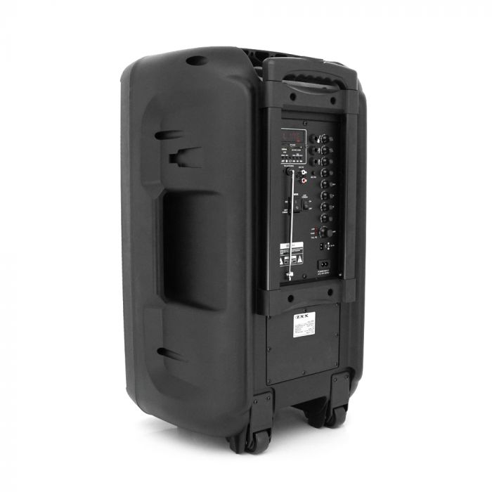
					Потужна акустична система з підсвічуванням ZXX-7878, 60W, 2 Bluetooth мікрофони, вбудований акум 12B 5A, живлення 220в, Black, Box
