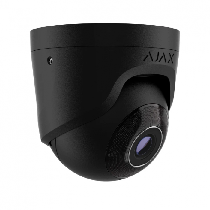 
					5 Mp дротова охоронна IP-камера Ajax TurretCam (5 Mp/2.8 mm) Black