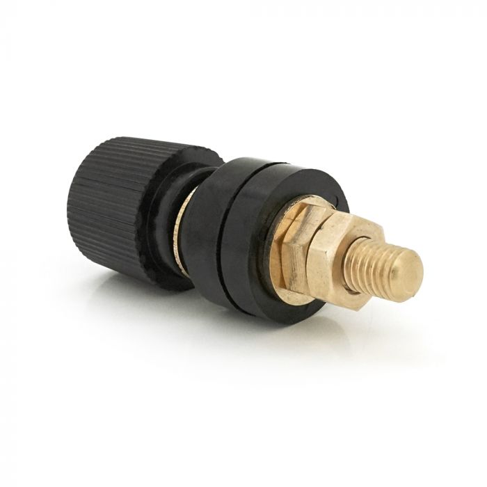 
					Мідна гвинтова клема 10mm чорна