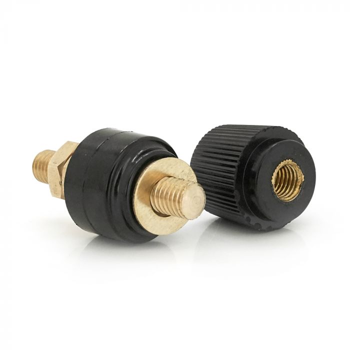 
					Мідна гвинтова клема 10mm чорна