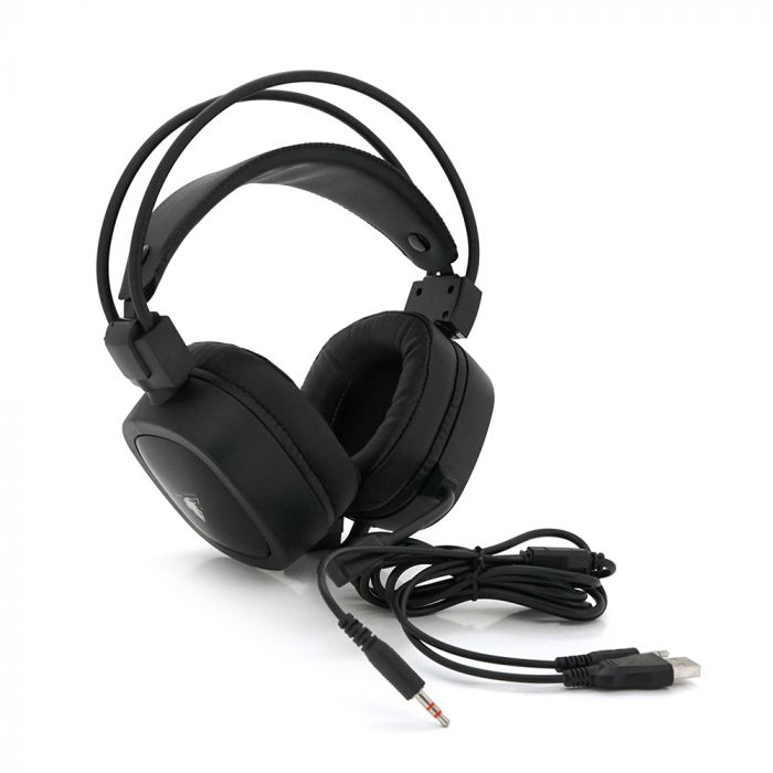 
					Навушники провідні Jedel GH-230, з мікрофоном та регулюванням гучності, Black, Box