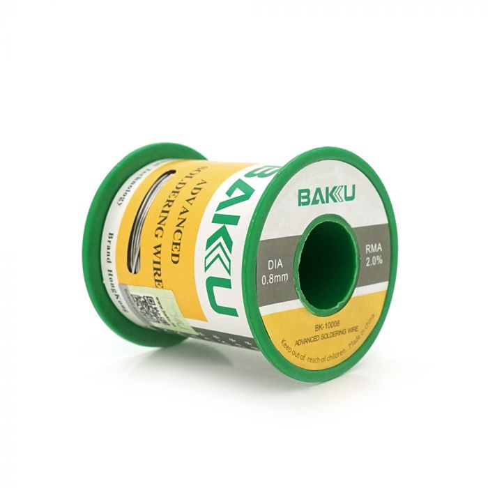 
					Припій BAKU дротяний Solder wire BK10008 100G DIA 0,8mm (100g)