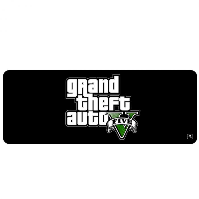
					Килимок 300*800 тканинний GTA5 з боковою прошивкою, товщина 3 мм, Black, Пакет