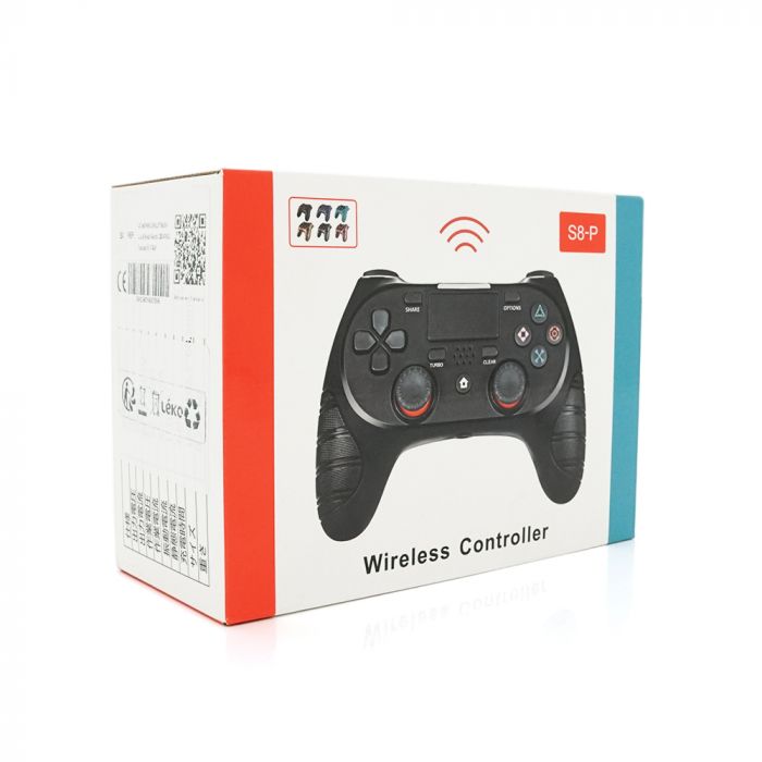 
					Геймпад Brazzers S8-P бездротовий для PS4, Black, Box