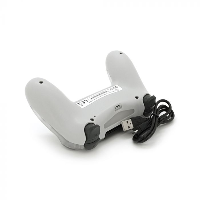 
					Геймпад Brazzers бездротовий для PS4 Wireless DUALSHOCK 4, роз'єм для навушників, LED light bar, Transparent gray, 3.7V, 600mAh, Blister-box