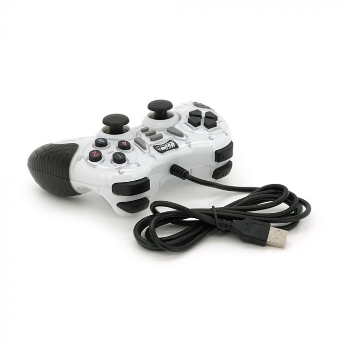 
					Геймпад Brazzers BR-8700 провідний для ПК, USB 2.0, White, Blister