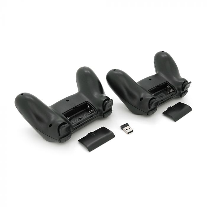 
					Геймпад Brazzers BR-019 бездротовий (2шт) для PC X360/P3/Android/TVBOX, Black, Box