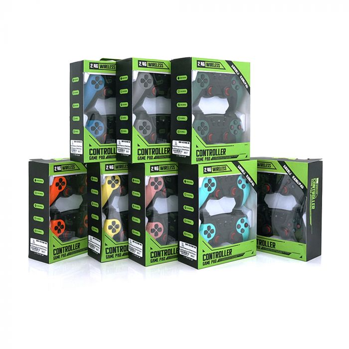 
					Геймпад Brazzers BR-029 бездротовий (2шт) для PC X360/P3/Android/TVBOX, MixColor, Box