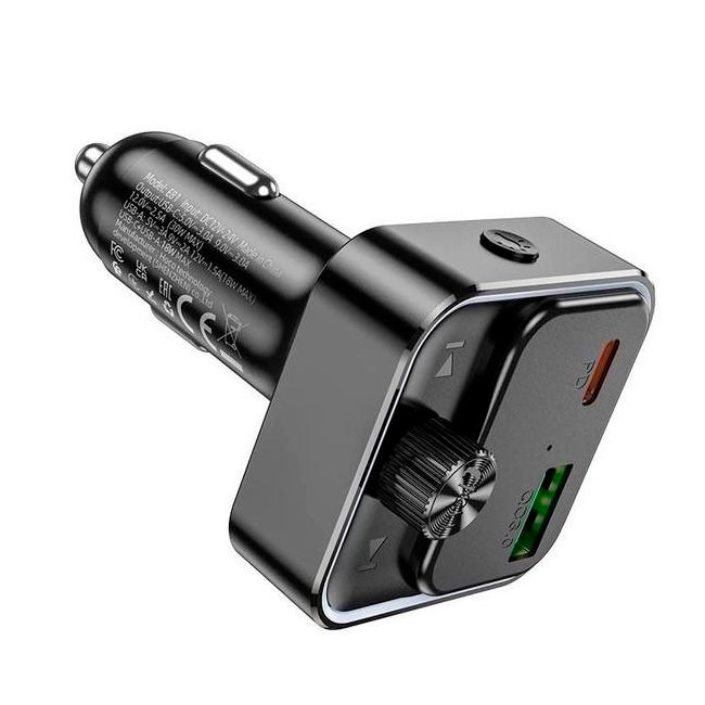
					FM-модулятор HOCO E81, Black, Box