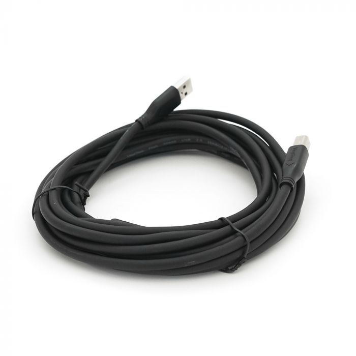 
					Кабель USB 2.0 VegGieg AM/BM, 5.0m, 1 ферит, Black, Q120