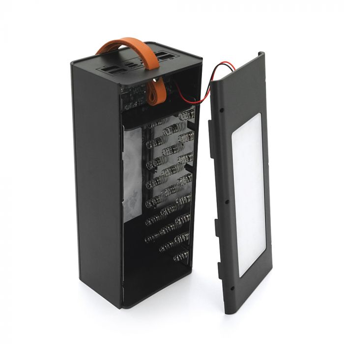 
					Power bank Voltronic D24-PD-QIMagnetic під 24х18650, Magnetic Wireless Charger, Output:22.5W, Micro-USB, Type-C, Lightning, ABS, PVC, Black, BOX