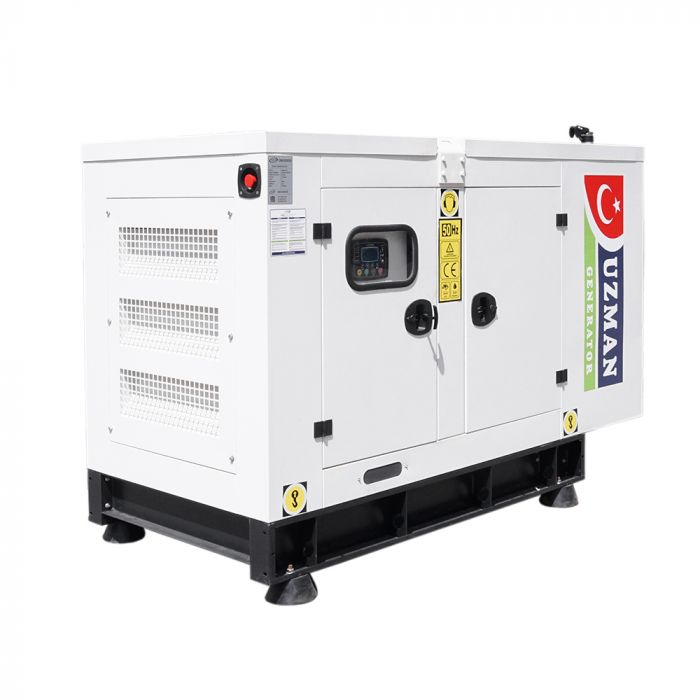
					Генератор дизельний Uzman Ricardo (UZM R-44) 44 KVA/35KW, трифазний 230/400V, 50Hz, об'єм 100л, 2200x900x1200 мм (AVR+ATS(АВР) ) в комплекте)