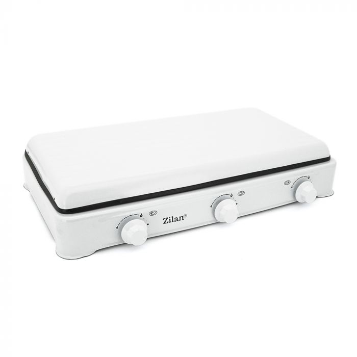 
					Газова плита Zilan ZLN0032, 3 комфорки, White