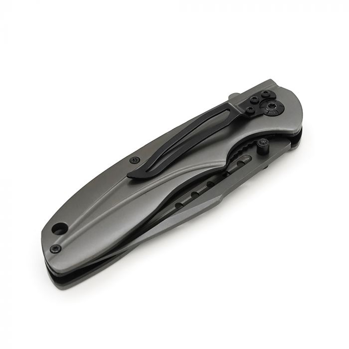 
					Ніж складний Browning-360, ручка сталь, довжина 223 мм, 253 гр, Black, Box