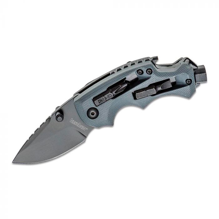 
					Ніж складний Kershaw-8720, + відкривачка, + викрутка (2 біти), ручка термопластик, довжина 146 мм, 100 гр, Box