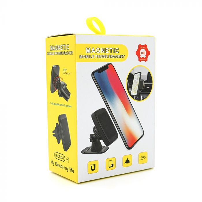 
					Автотримач HOSE H-CT231, кріплення на решітку, магніт, Box