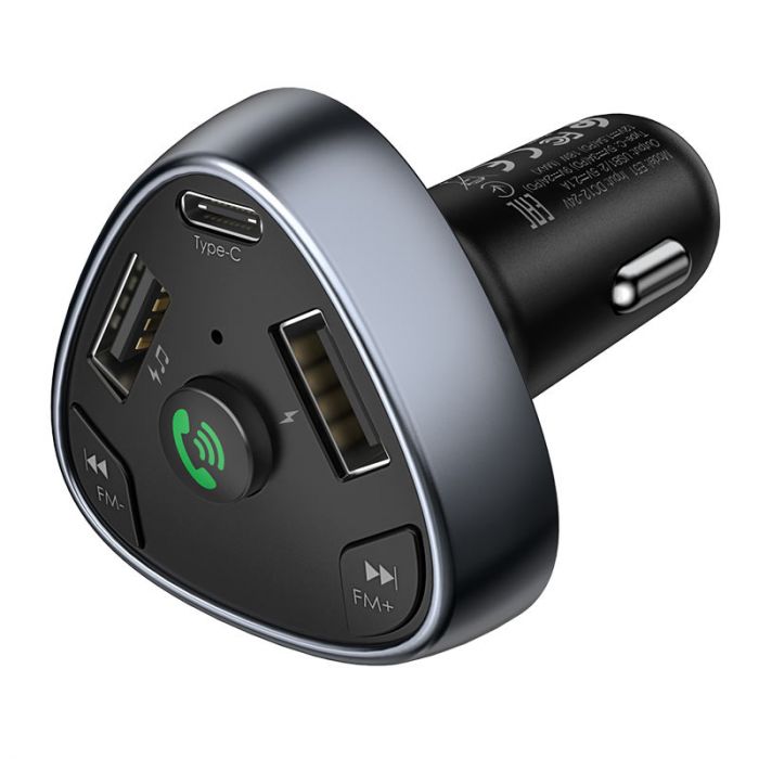 
					FM-модулятор HOCO E51, Black, Box