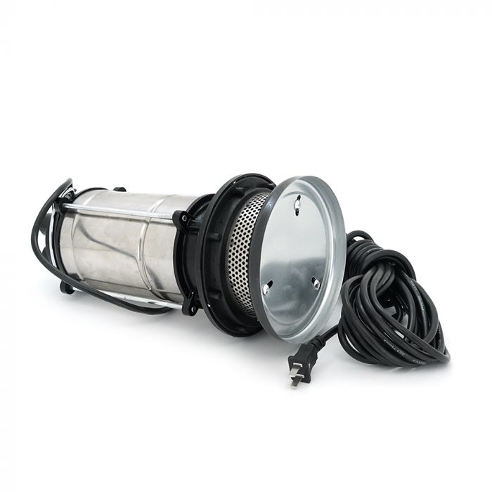 
					Занурювальний насос, 1100W, 220V, до 4м³/год, підйом до 26м, 25мм, нержавіюча сталь + перехідник