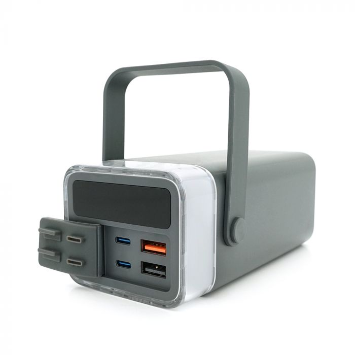 
					Power Bank Remax RPP-596 40000mAh, 2USB+2Type-C, 22.5W, QC/PD, Gray, 0.92kg