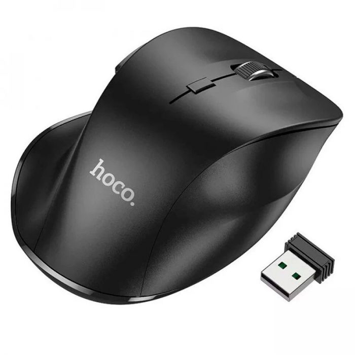 
					Миша бездротова HOCO GM24, 1600DPI, 2.4GHZ, Black, Blister
