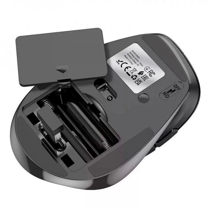
					Миша бездротова HOCO GM24, 1600DPI, 2.4GHZ, Black, Blister