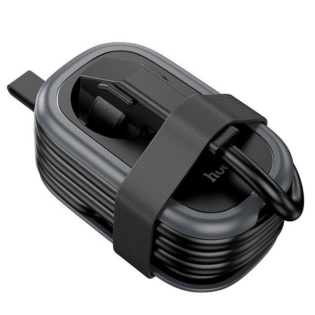 
					Мережевий фільтр HOCO NS6 на 1 розетку + 2 USB + USB-C, 30W, кабель 1.1м, 220В, Black, Box